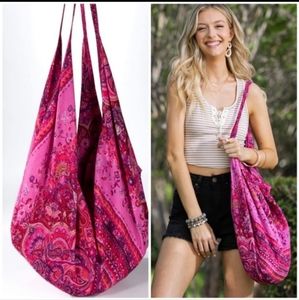 NEW Paisley Print Floral bohemian bag